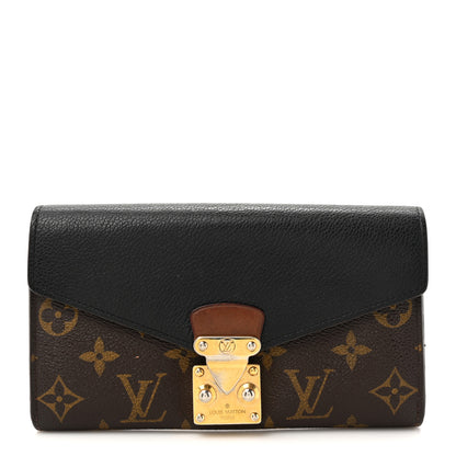 Louis Vuitton Monogram Pallas Wallet Black 1 of 17