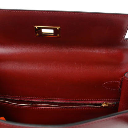 Hermes Box Kelly Retourne 28 Rouge H 12 of 12