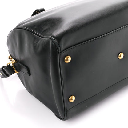 Saint Laurent Calfskin Classic Duffle 6 Black 11 of 13