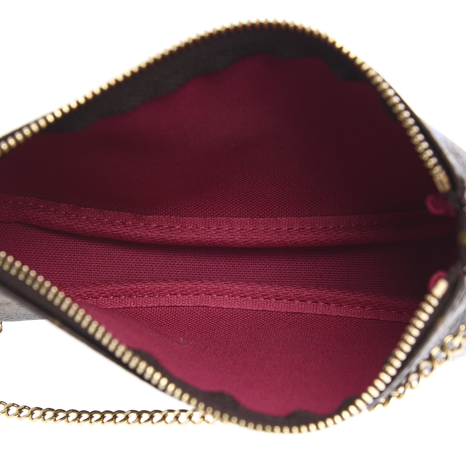 Louis Vuitton Monogram 2020 Christmas Animation Roller Coaster Mini Pochette Accessories Pivoine 4 of 7