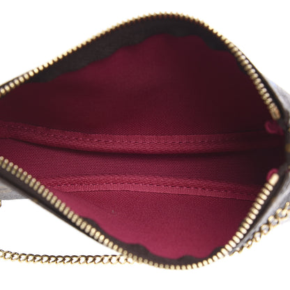 Louis Vuitton Monogram 2020 Christmas Animation Roller Coaster Mini Pochette Accessories Pivoine 4 of 7