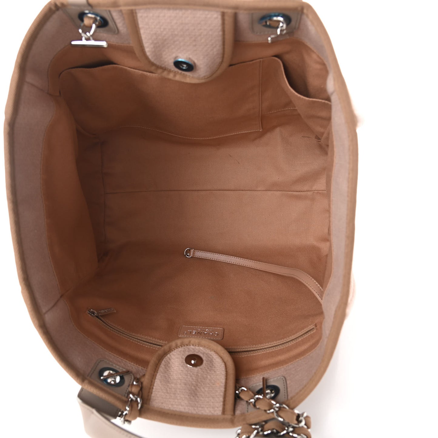 Canvas Medium Deauville Tote Ecru