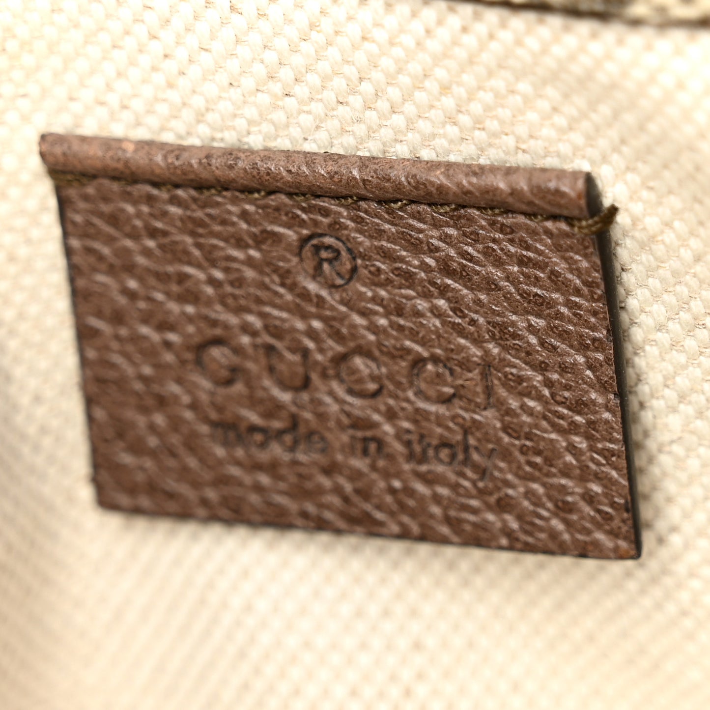 GG Supreme Monogram Neo Vintage Web Belt Bag Brown