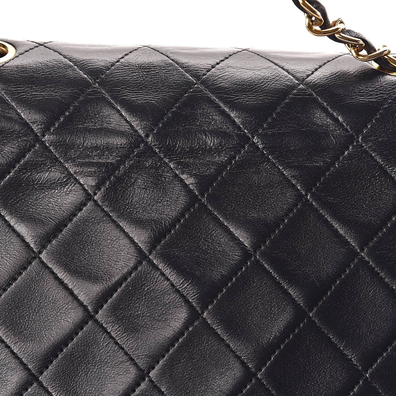 Chanel Lambskin Quilted Mini Square Flap Bag Navy 26 of 30