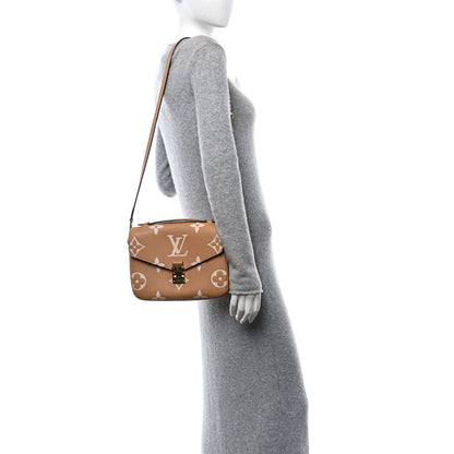 Louis Vuitton Empreinte Monogram Giant Pochette Metis Arizona Beige 2 of 9