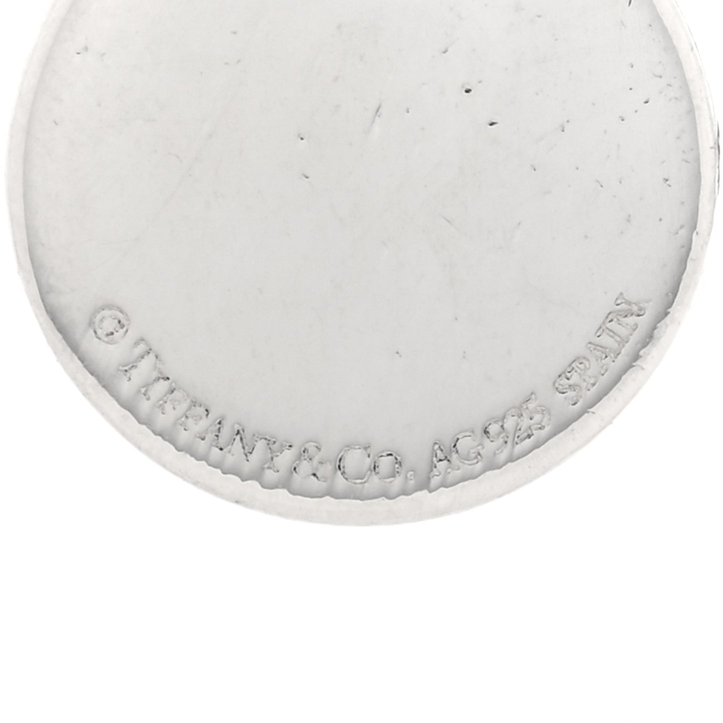 Sterling Silver Enamel 1837 Round Charm Blue