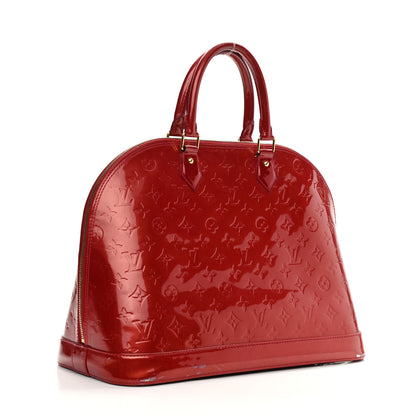 Louis Vuitton Vernis Alma MM Pomme D'Amour 2 of 15