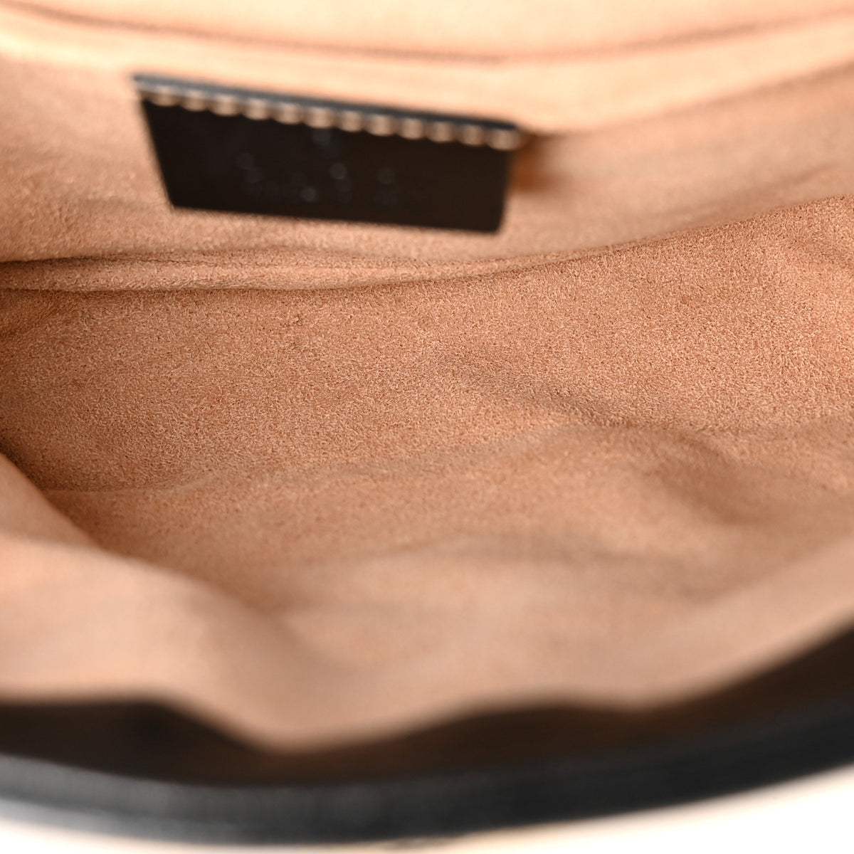 Monogram Matelasse Diagonal Mini GG Marmont Shoulder Bag Beige Black
