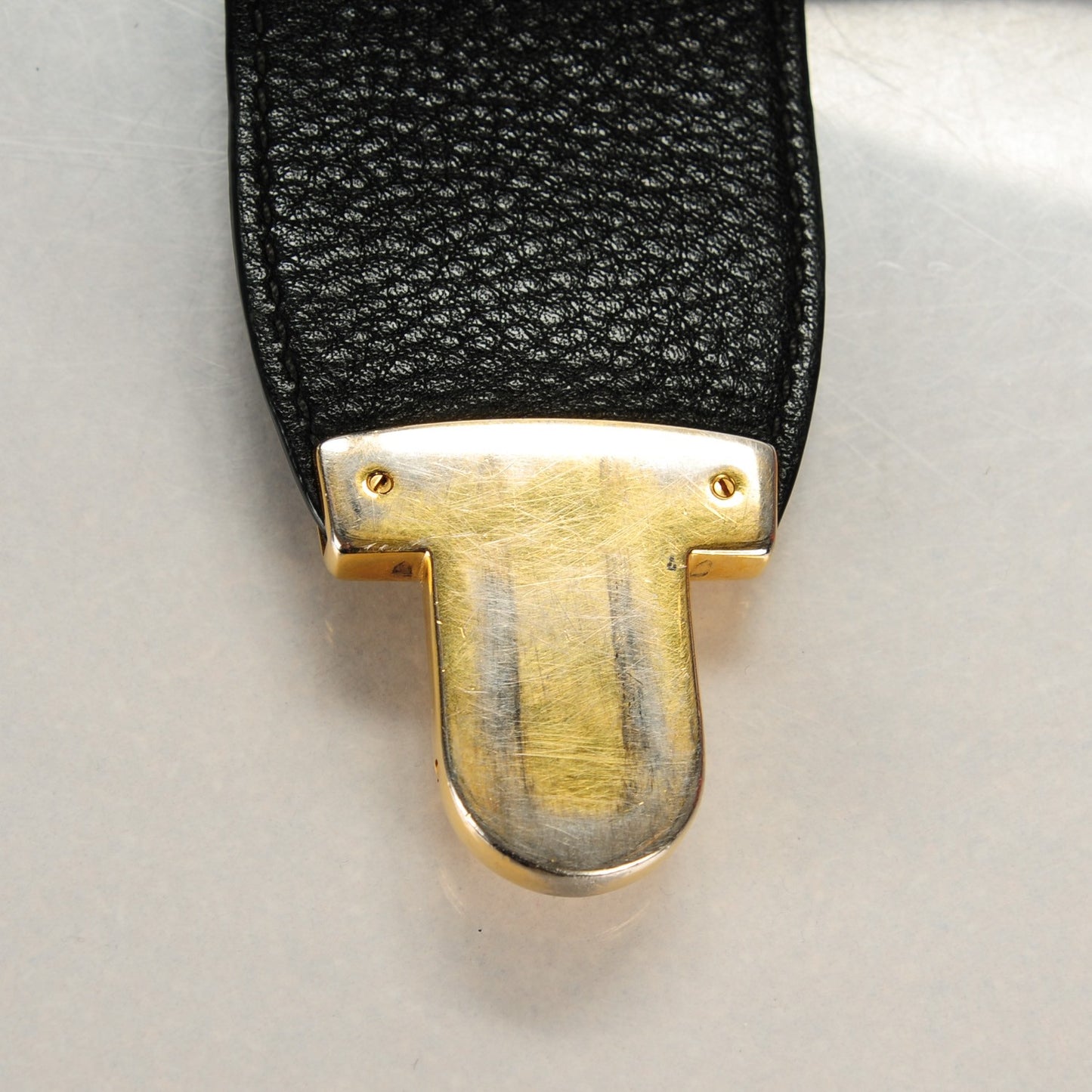 Vitello Daino Shoulder Bag Nero Black