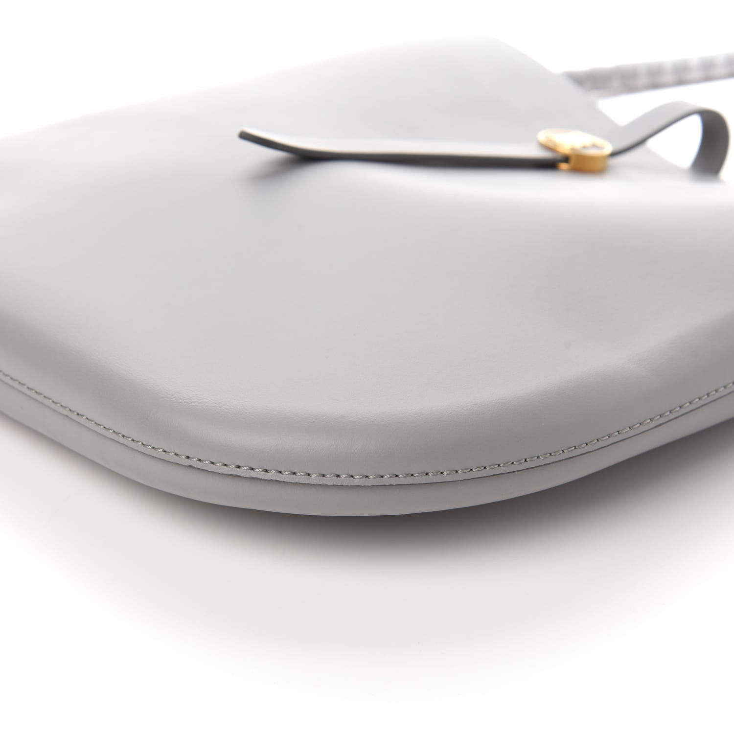 Burberry Calfskin TB Anne Shoulder Bag Grey 7 of 10