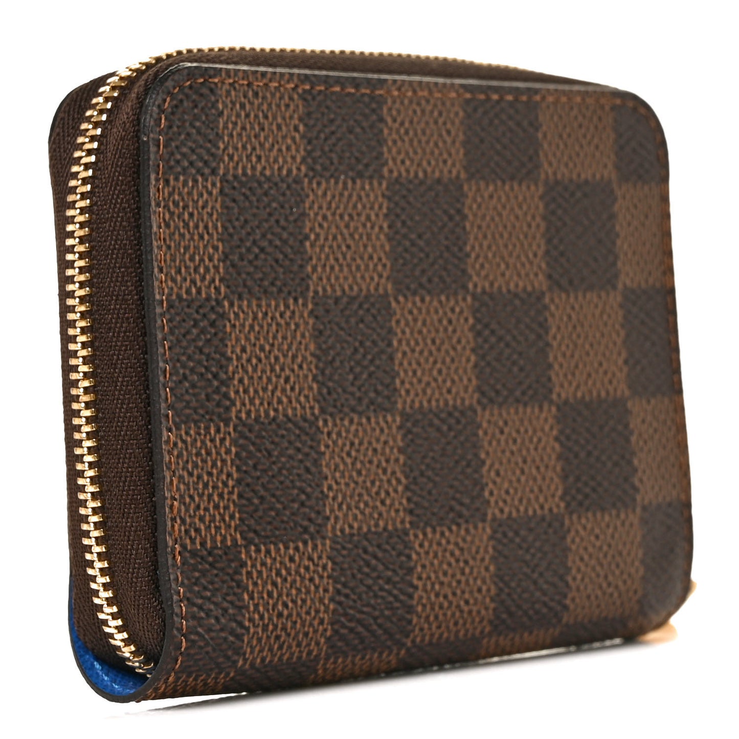 Damier Ebene 2019 Christmas Animation Zippy Coin Purse Blue