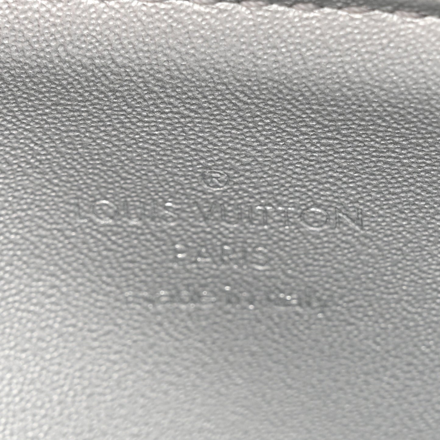 Lambskin Embossed Monogram Coussin BB  White Silver