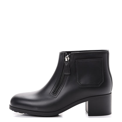Chanel PVC CC Short Boots 38 Black 1 of 8