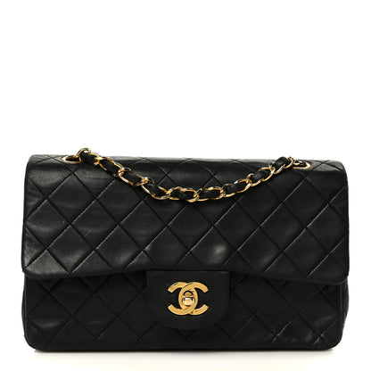 Chanel Lambskin Quilted Small Double Flap Black 1 of 12