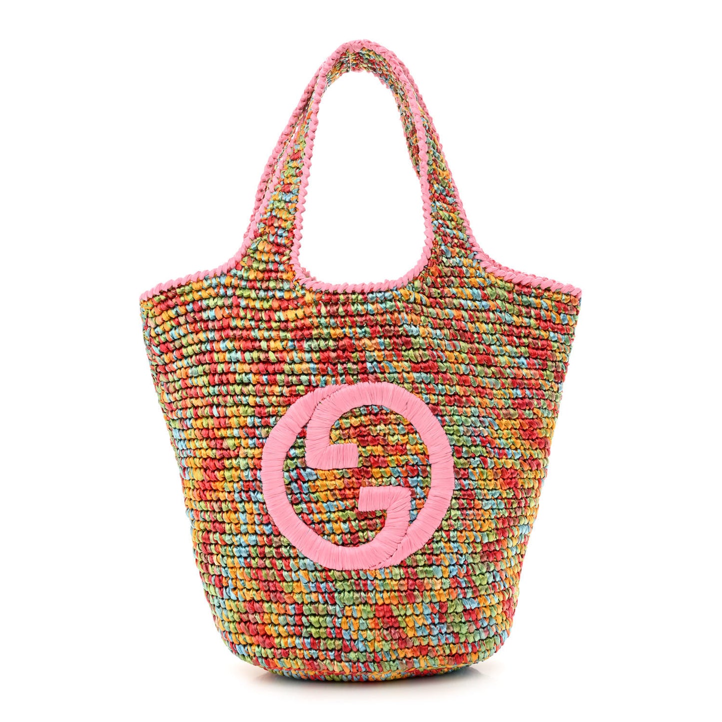 Raffia Mini Blondie Tote Multicolor