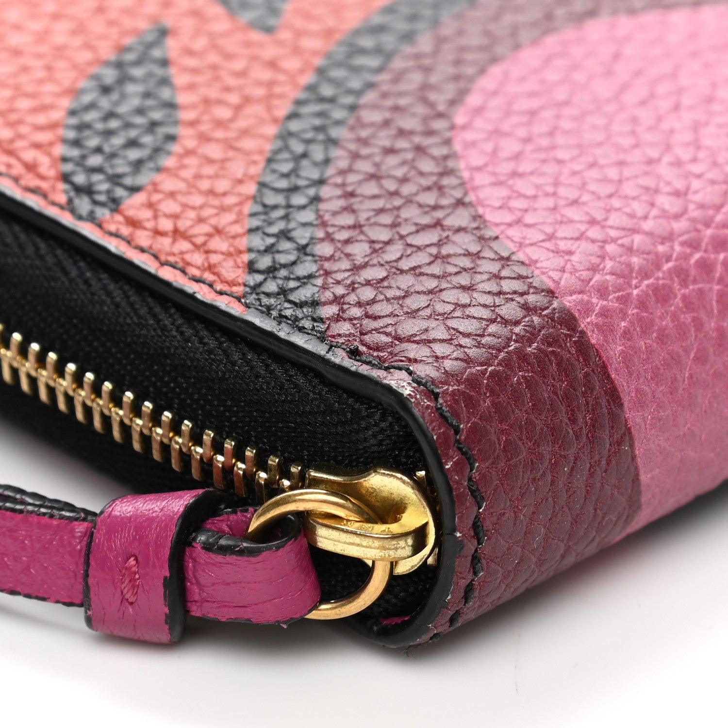 Burberry Calfskin Floral Print Zip Around Wallet 8 of 13