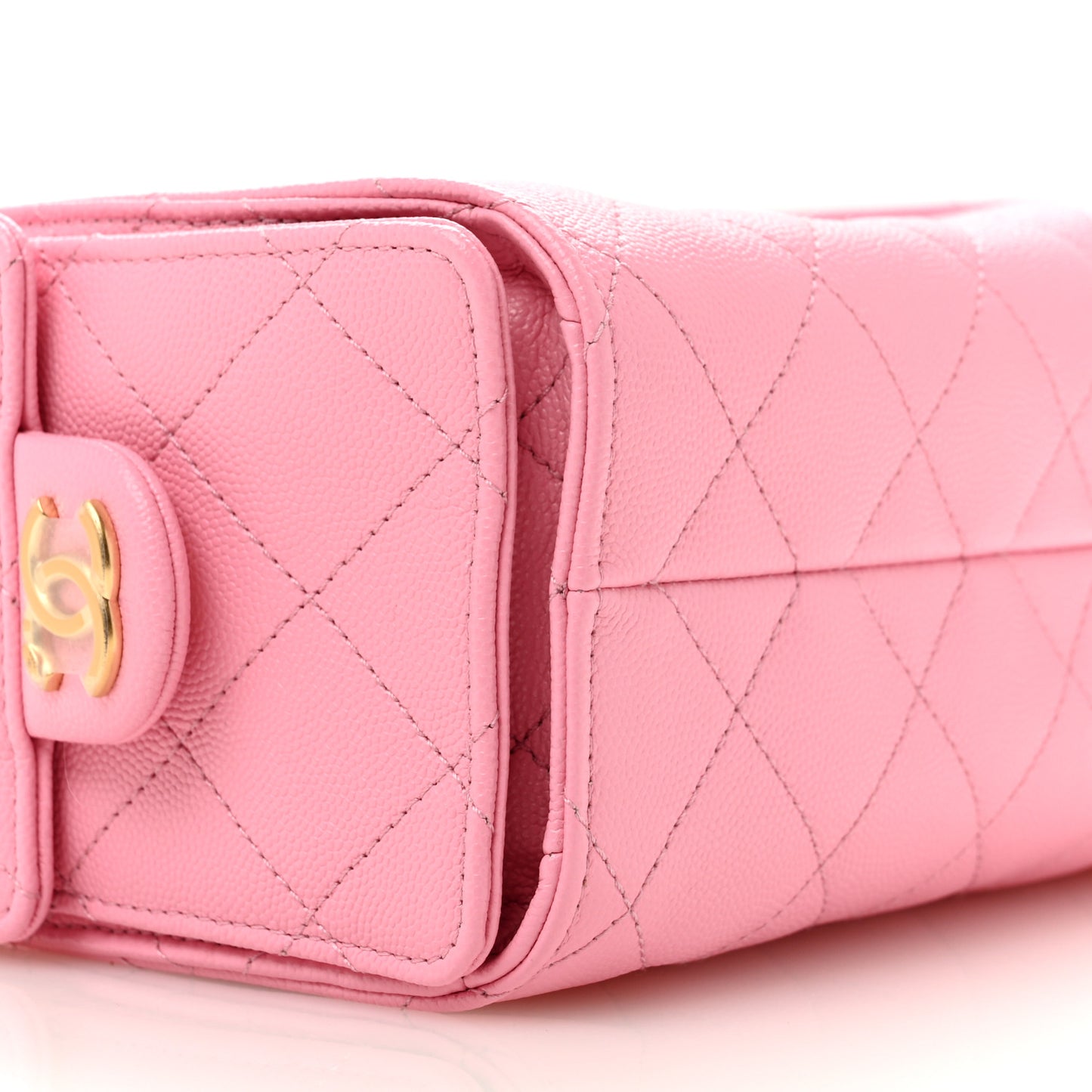Caviar Quilted Mini Chanel 25 Handbag Pink