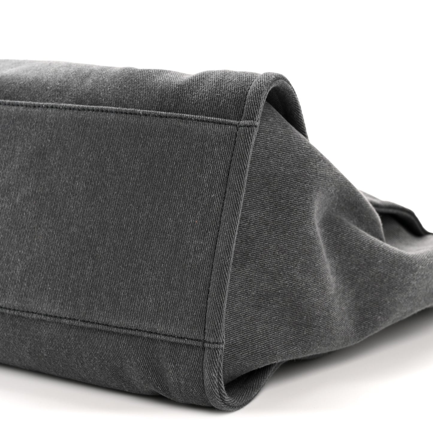 Canvas Sequin Medium Deauville Tote Charcoal