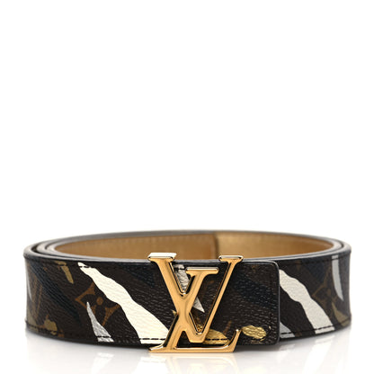 Louis Vuitton X LOL Monogram Belt 85 34 Gold Silver 1 of 8