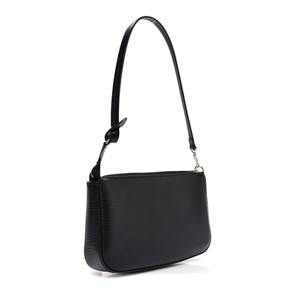 Louis Vuitton Epi Pochette Accessories NM Black 3 of 9