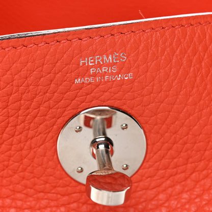 Hermes Taurillon Clemence Lindy 26 Feu 6 of 10
