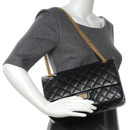 Chanel Caviar 2.55 Reissue 226 Flap Black 2 of 8