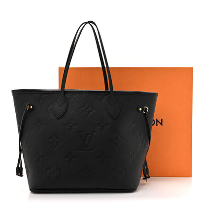 Louis Vuitton Empreinte Monogram Giant Neverfull MM Black 10 of 10