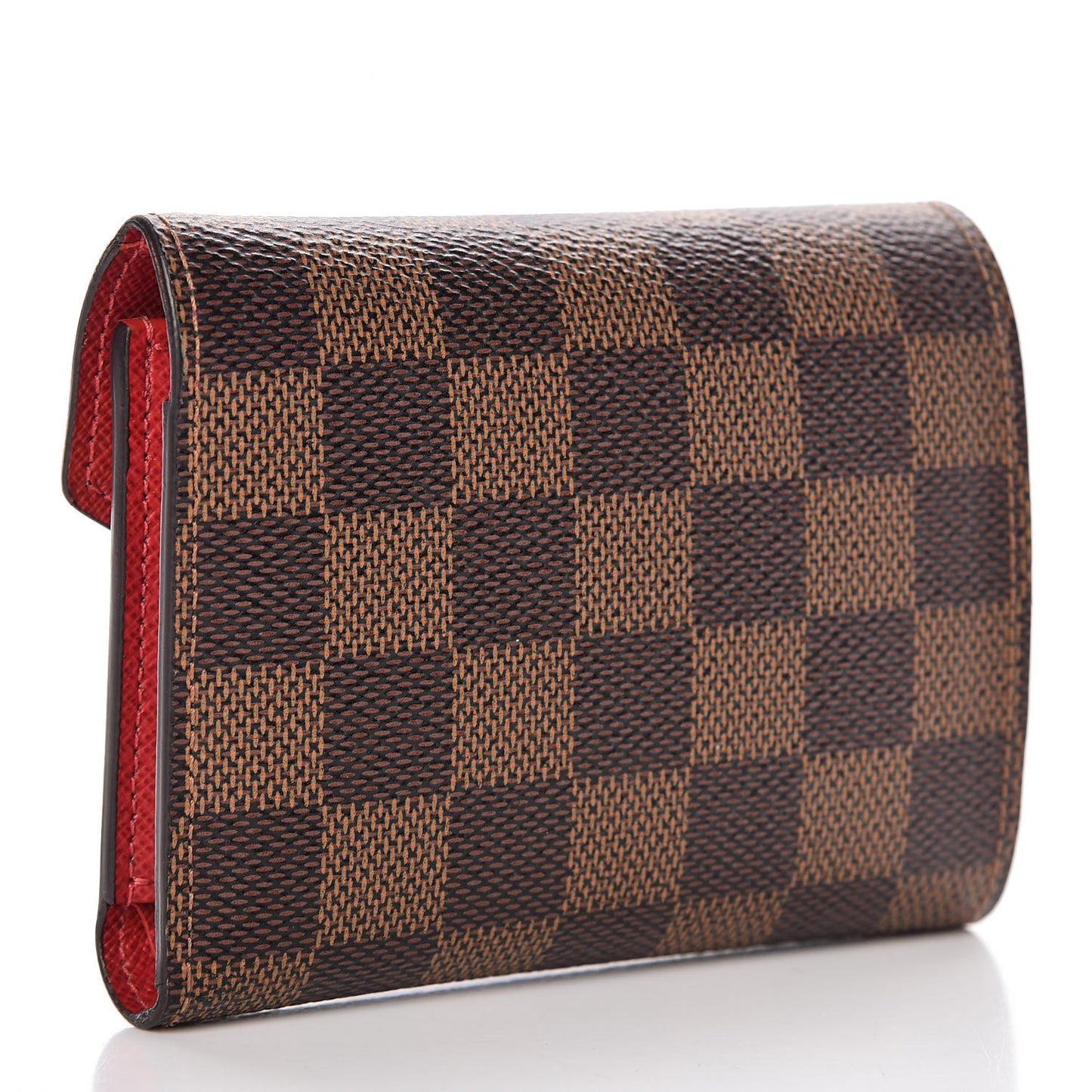 Damier Ebene Victorine Wallet Red