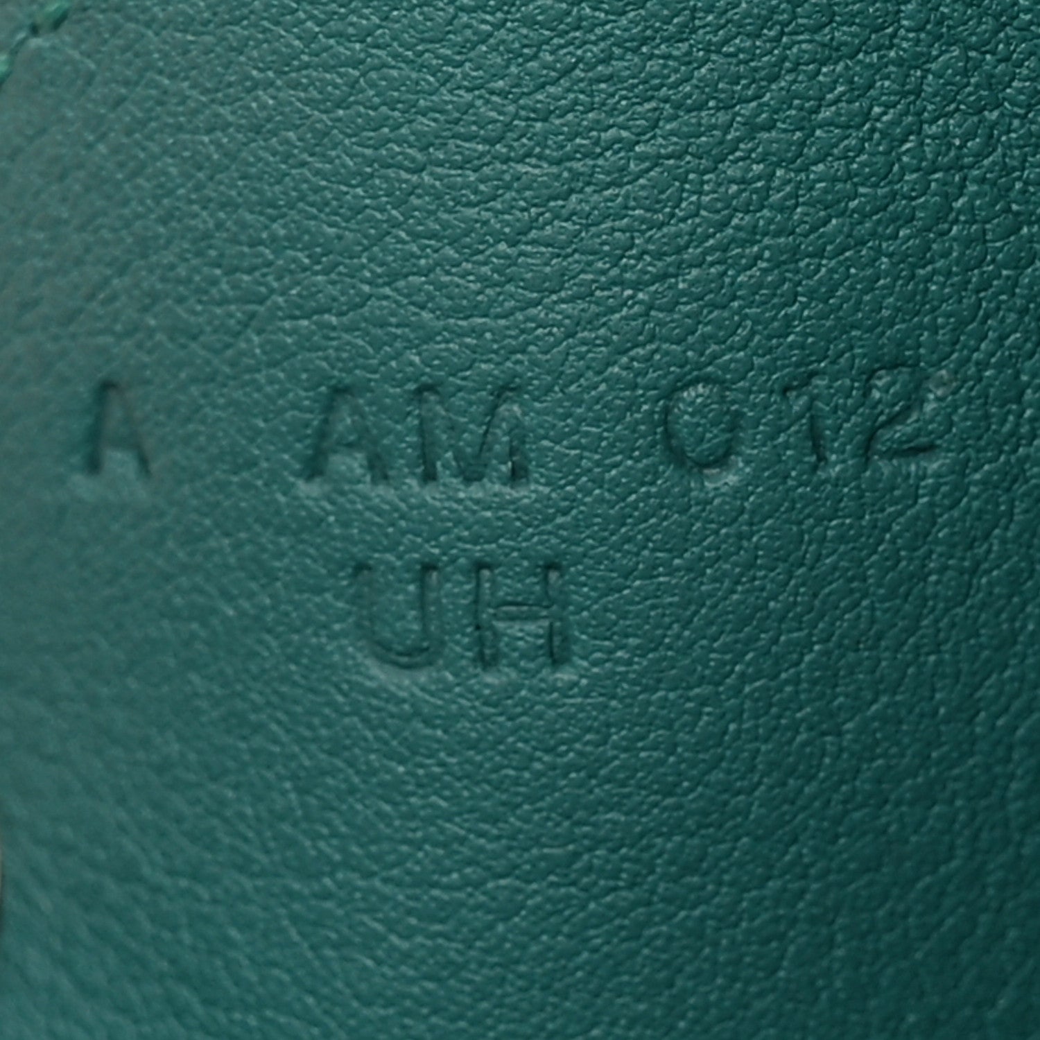 Hermes Evercolor Envelope Trio Wallet Malachite Lime Bleu Zephyr 9 of 10