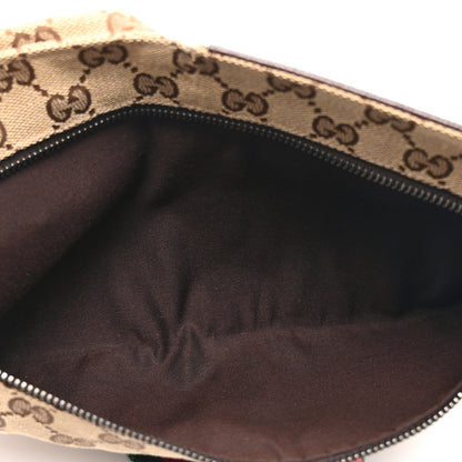 Gucci Monogram Web Belt Bag Dark Brown 5 of 10
