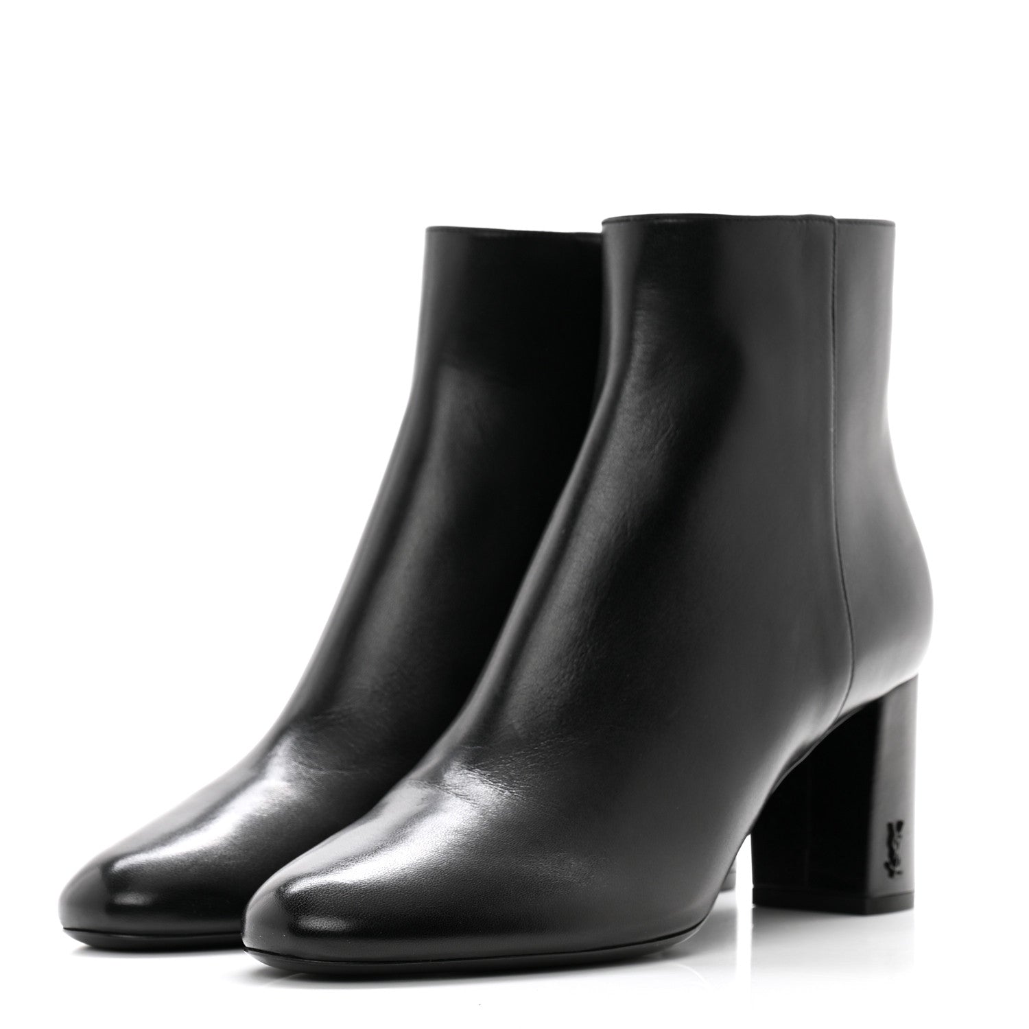 Saint Laurent Nappa Vendome Loulou Ankle Zip Boot 38 Black 3 of 10