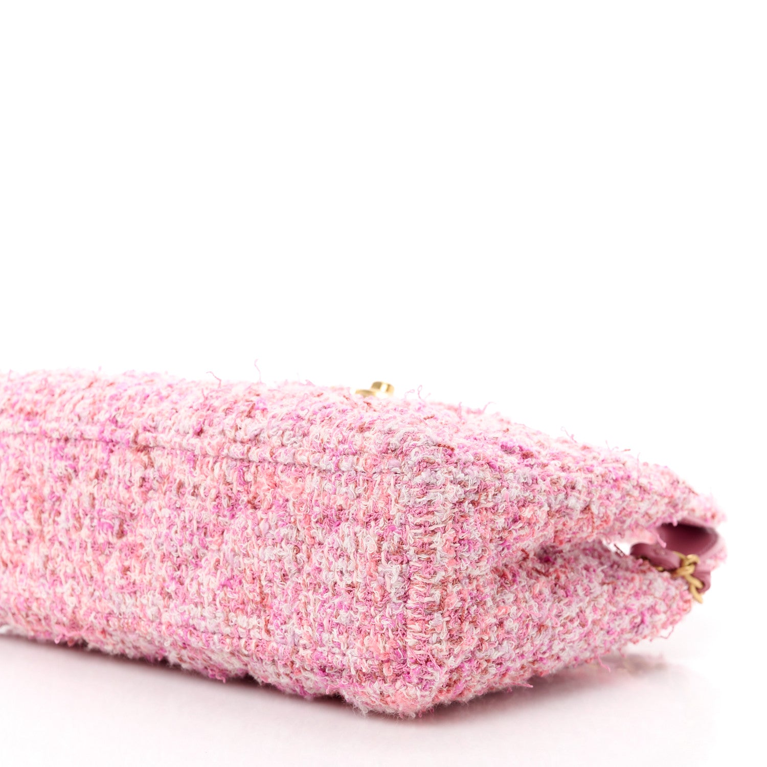 Chanel Tweed Quilted Nano Kelly Shopper Pink 12 of 13