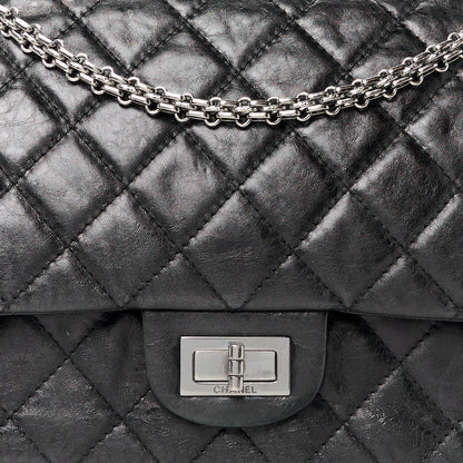 Chanel Aged Calfskin Quilted 2.55 Reissue 227 Flap Black 8 of 12