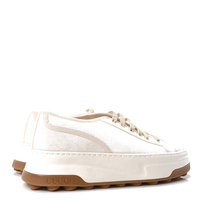 Gucci GG Monogram Mens 1977 Tennis Platform 52mm Sneakers 11 Great White Mystic White 5 of 9
