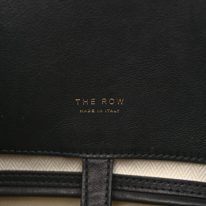 The Row Polished Saddle Calfskin Soft Margaux 15 Black 6 of 9
