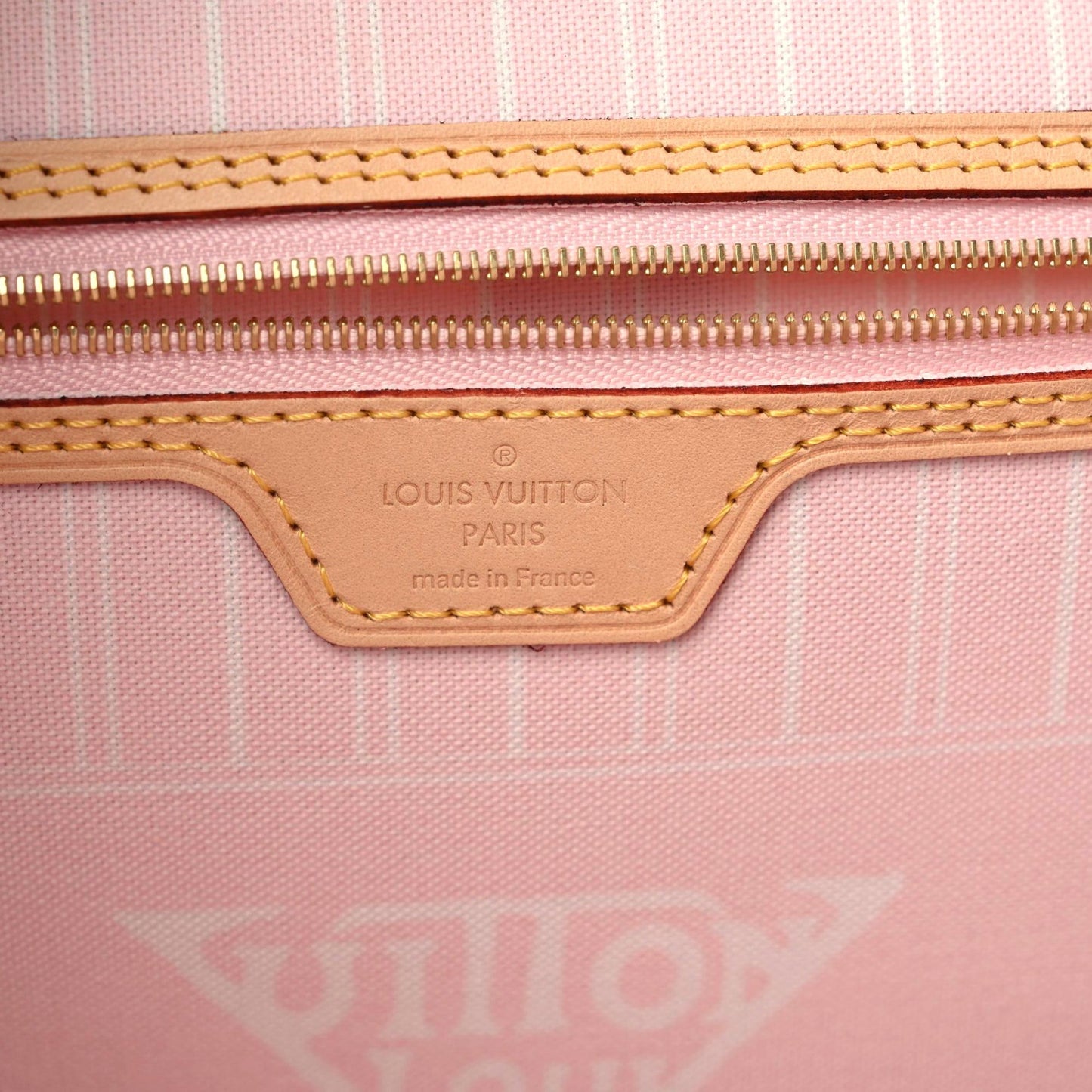 Monogram Giant By The Pool Neverfull MM Light Pink