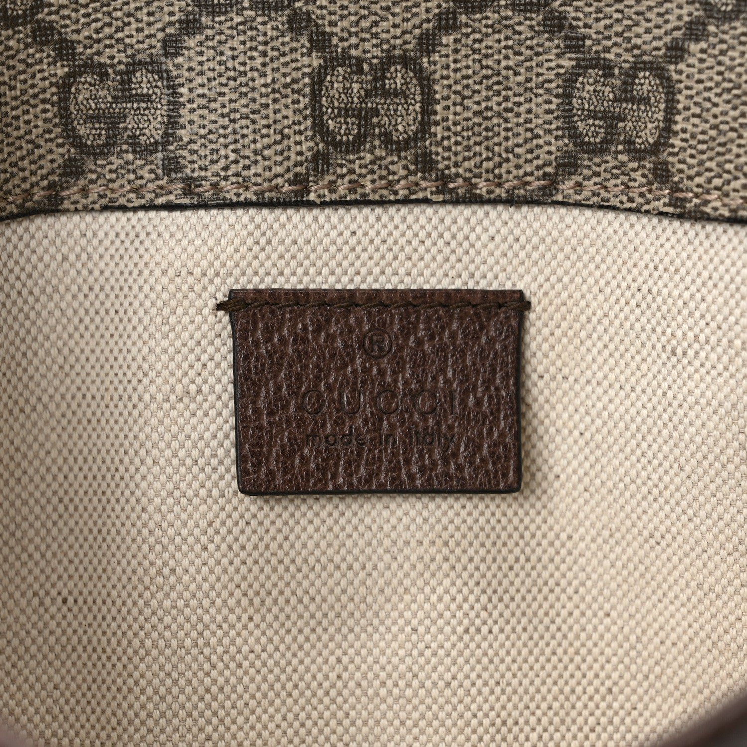 Gucci GG Supreme Monogram Neo Vintage Web Belt Bag Brown 6 of 9