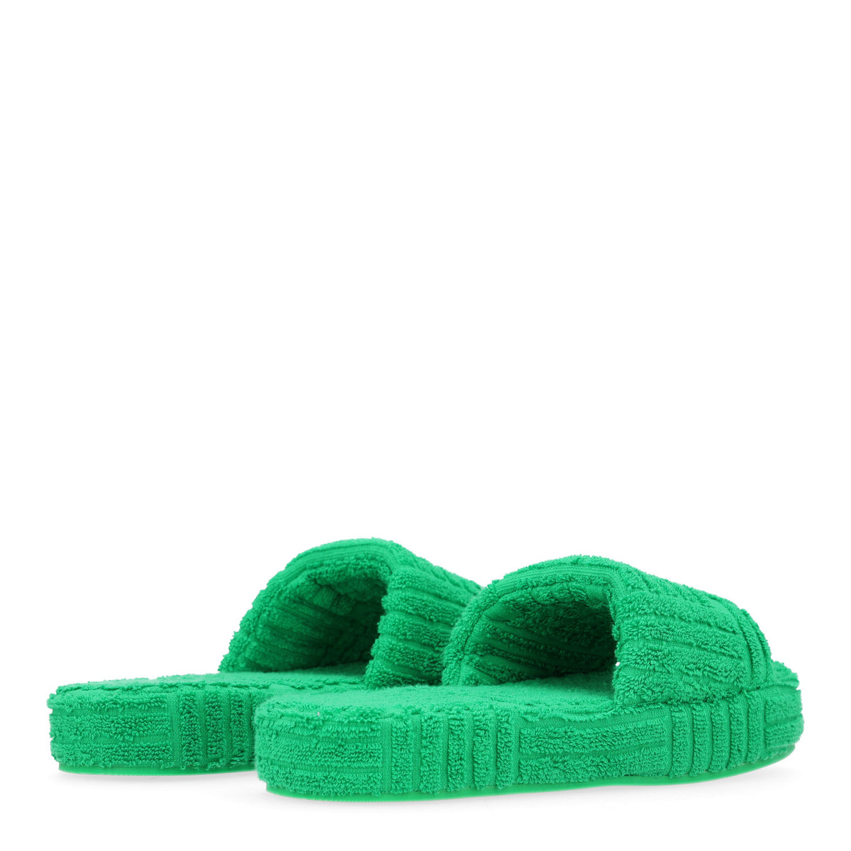 Bottega Veneta Resort Sponge Slides Sandals 41 Grass 5 of 8