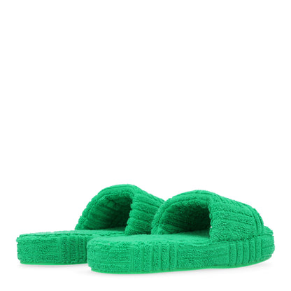 Bottega Veneta Resort Sponge Slides Sandals 41 Grass 5 of 8