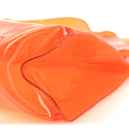 Hermes Vinyl Souvenir De L'Exposition Kelly Orange 7 of 7