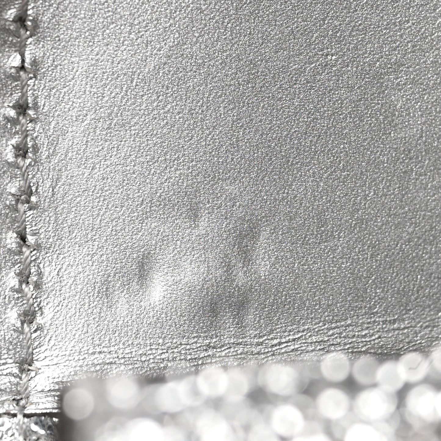 Galassia Small Padlock Shoulder Bag Argento