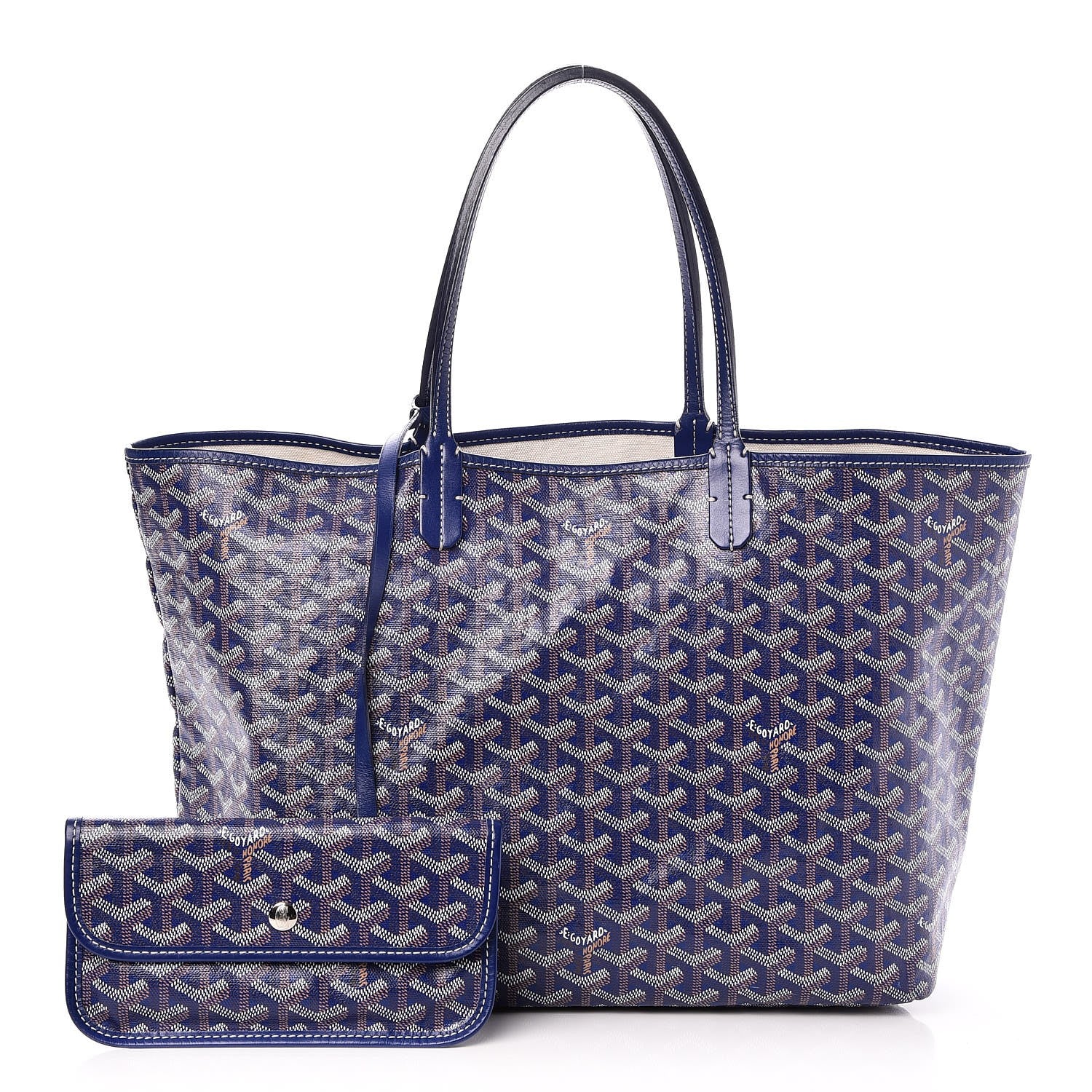 Goyard Goyardine Saint Louis PM Navy 1 of 9