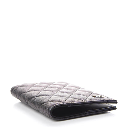Chanel Iridescent Caviar Quilted Passport Holder Black 4 of 8