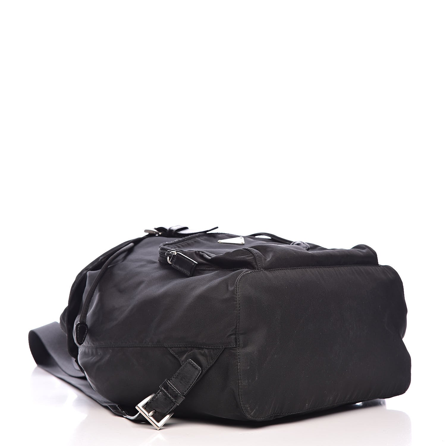 Prada Nylon Vela Medium Backpack Black 4 of 18