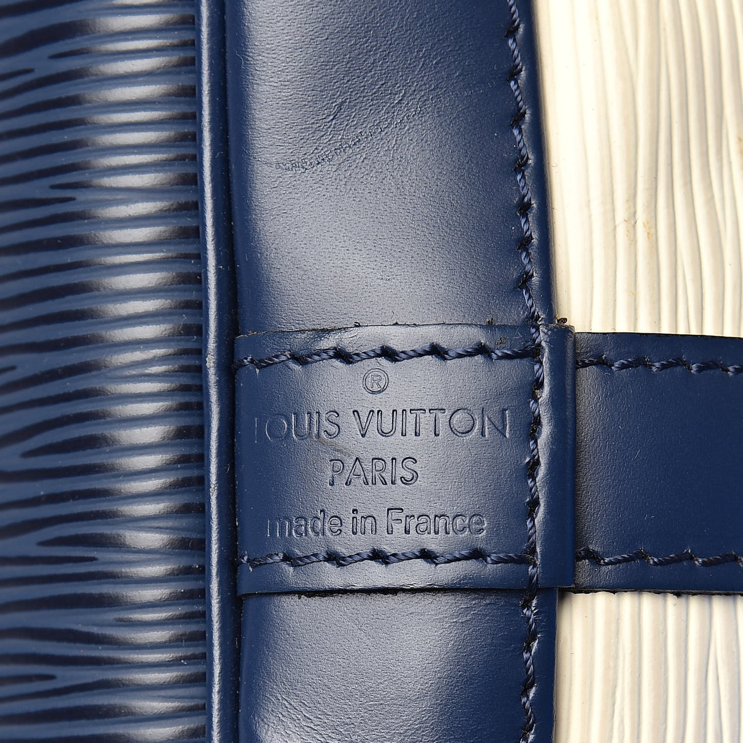 Epi Petit Bi-Color Noe Ivory Indigo