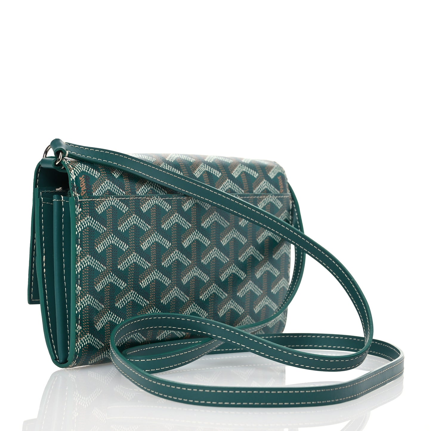 Goyardine Varenne Continental Wallet Green