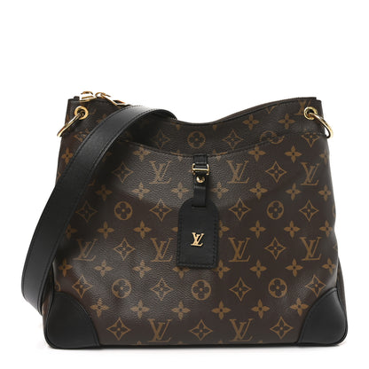 Louis Vuitton Monogram Odeon MM Black 1 of 10