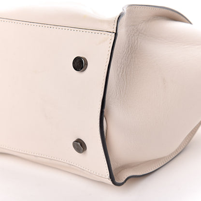 Saint Laurent Calfskin Small Monogram Cabas Dove White 8 of 15