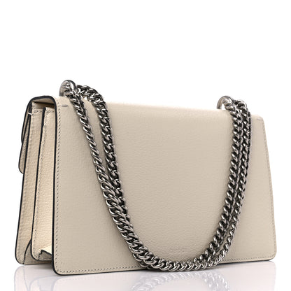 Gucci Textured Calfskin Crystal Small Dionysus Shoulder Bag Mystic White 3 of 13