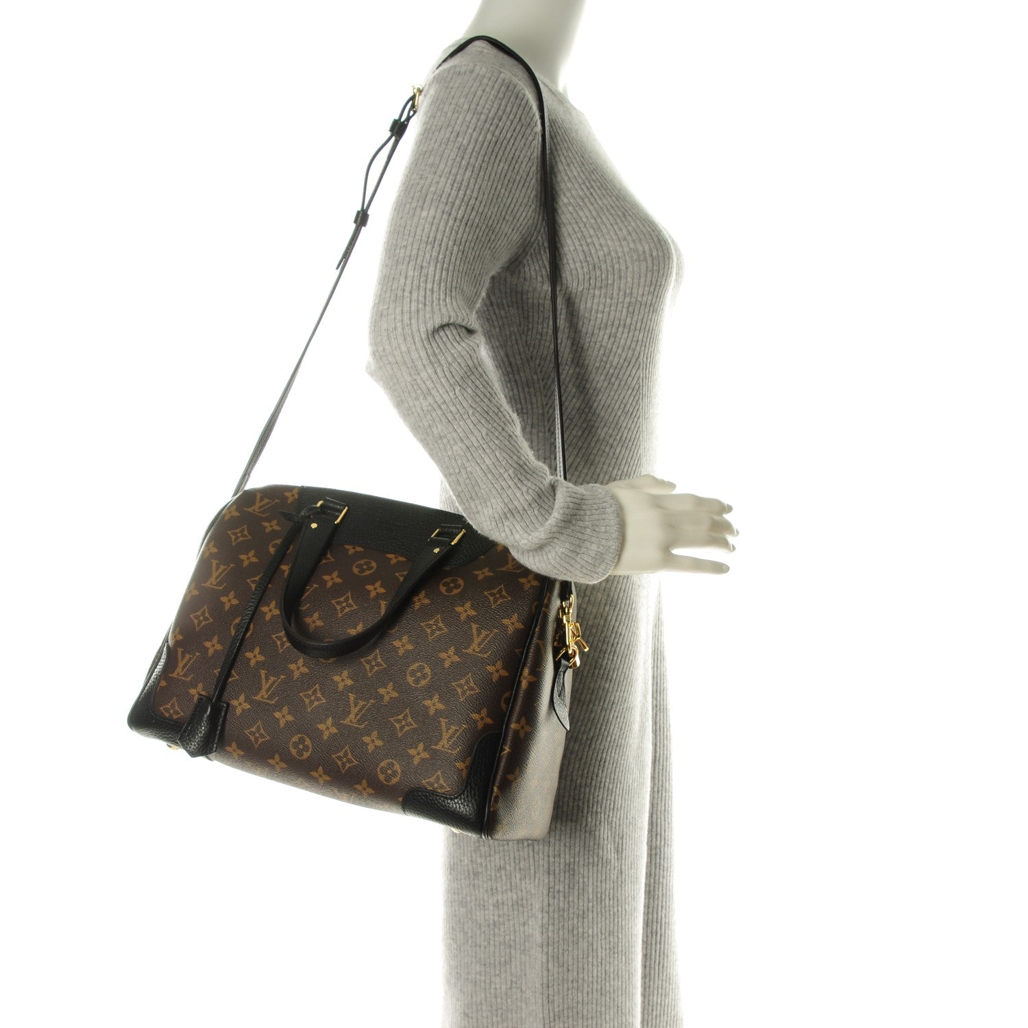 Louis Vuitton Monogram Retiro NM Black 2 of 7